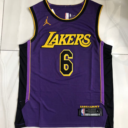 LeBron James Los Angeles Lakers Purple 6 MN