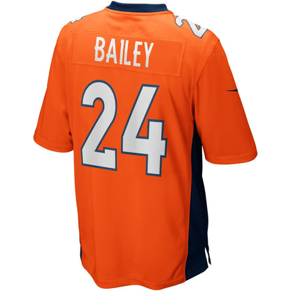 Champ Bailey Denver Broncos Nike Game Retired   Jersey - Orange