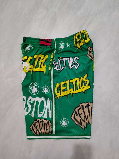 JUST DON Boston CelticsPocket Shorts