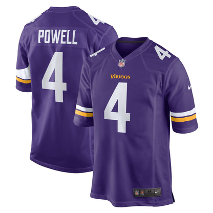 Brandon Powell Minnesota Vikings Nike Game Jersey - Purple