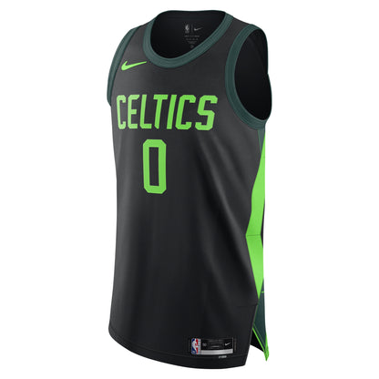 Men's Boston Celtics Jayson Tatum Black 2024/25  Player Jersey - City Edition
