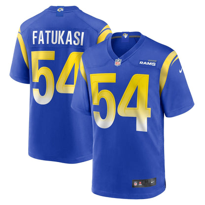 Olakunle Fatukasi Los Angeles Rams Nike  Game Jersey -  Royal