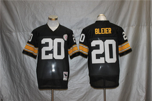 Pittsburgh Steelers Black  Vintage #20 BLEIER Jersey
