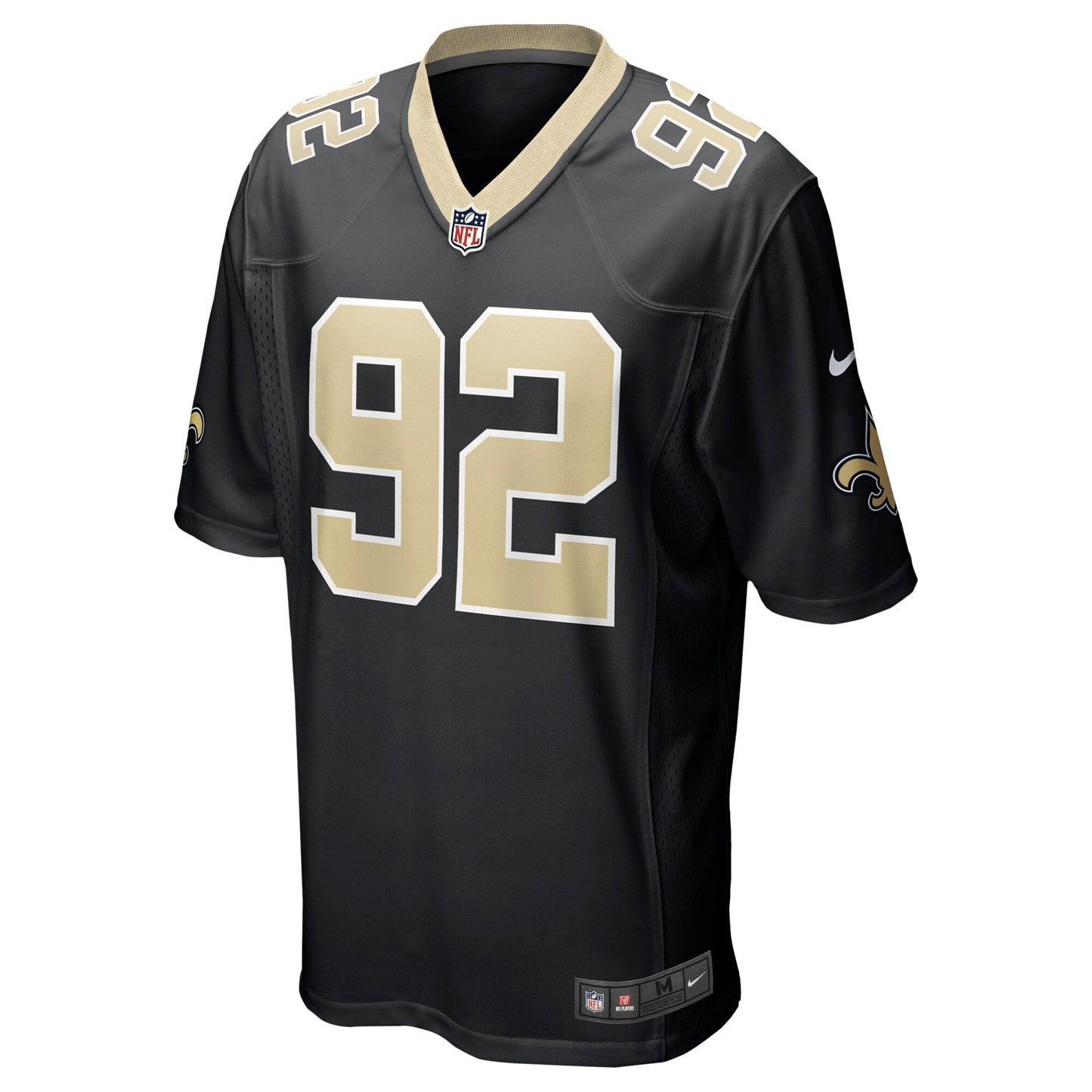 Tanoh Kpassagnon New Orleans Saints Nike Game   Jersey - Black