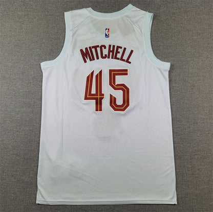 Cleveland Cavaliers Donovan Mitchell #45 City Edition - Embroidered Jersey