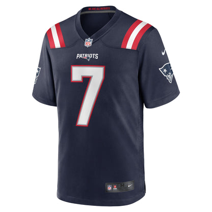 Jacoby Brissett New England Patriots Nike  Game Jersey -  Navy