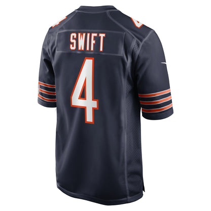 D'Andre Swift Chicago Bears Nike  Game Jersey -  Navy