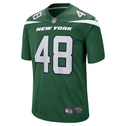 Nick Bawden New York Jets Nike Game   Jersey - Gotham Green