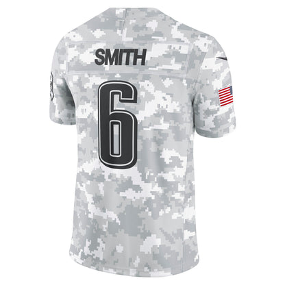 DeVonta Smith Philadelphia Eagles Nike 2024 Salute to Service Limited Jersey - Arctic Camo
