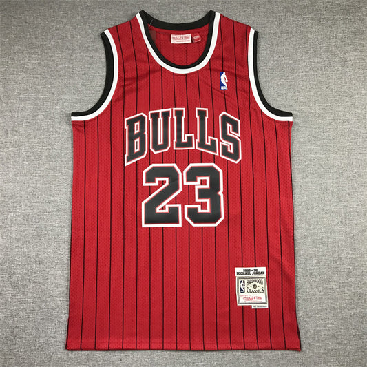 Chicago Bulls Michael Jordan #23 1995-96 Throwback – Embroidered