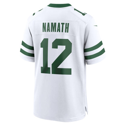 Joe Namath New York Jets Nike Legacy Retired   Game Jersey - White