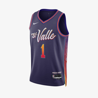 Devin Booker Phoenix Suns 2024 City Edition Swingman Jersey - Purple
