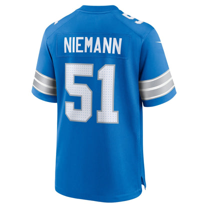 Ben Niemann Detroit Lions Nike Team Game Jersey -  Blue