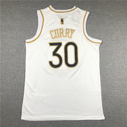 Golden State Warriors Stephen Curry #30 "Platinum" City Edition Swingman Jersey - Embroidered