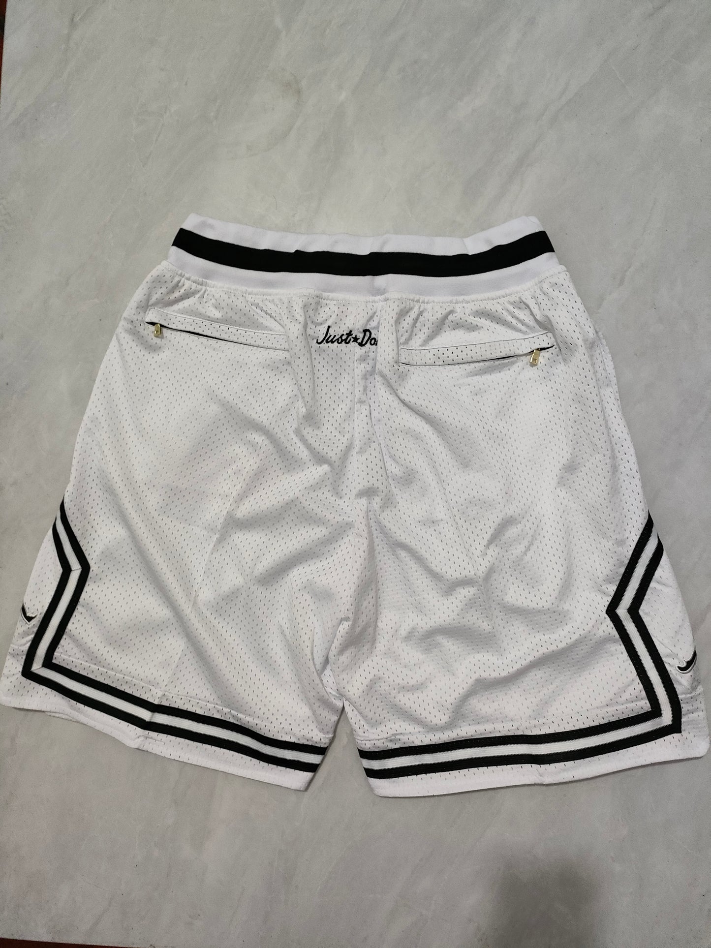 Jordan White Pocket Shorts
