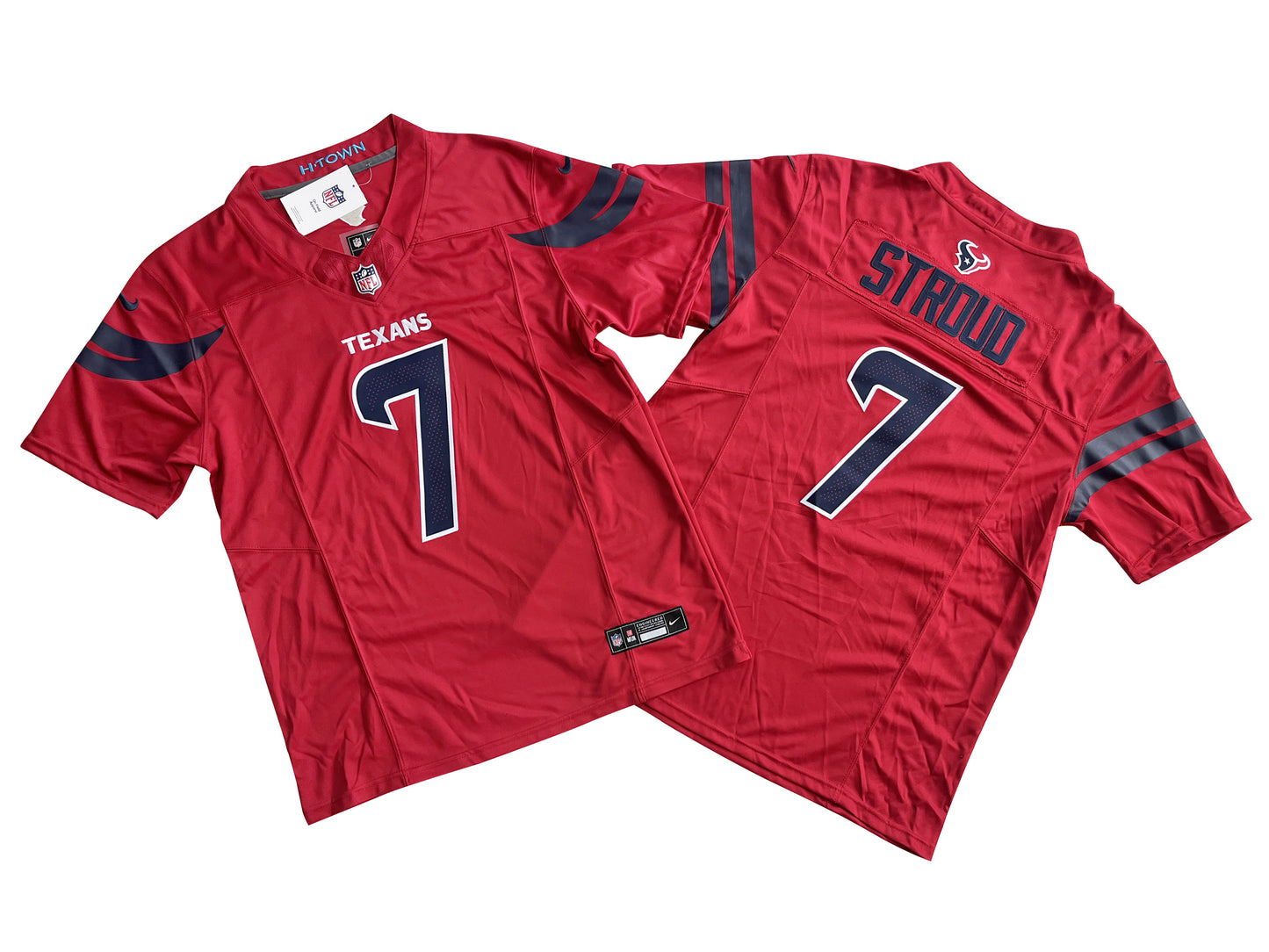 C.J. Stroud Houston #7 Texans Nike Alternate Game Jersey - Red