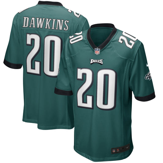 Brian Dawkins Philadelphia Eagles Nike Game Retired   Jersey - Midnight Green