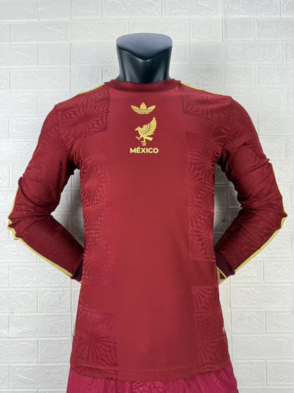 2025-26 Mexico Gold Cup Red Player Long Sleeve