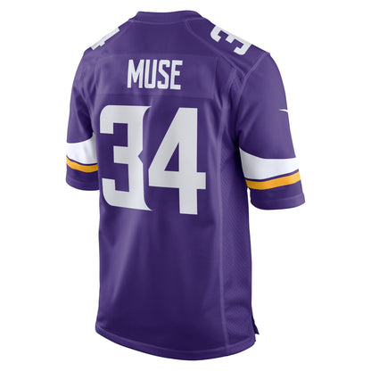 Nick Muse Minnesota Vikings Nike Home Game   Jersey - Purple
