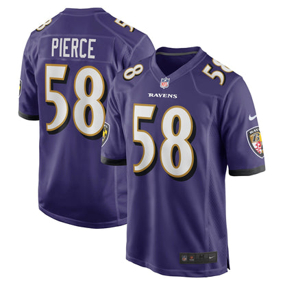 Michael Pierce Baltimore Ravens Nike   Game Jersey - Purple