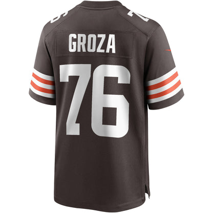 Lou Groza Cleveland Browns Nike Game Retired   Jersey - Brown
