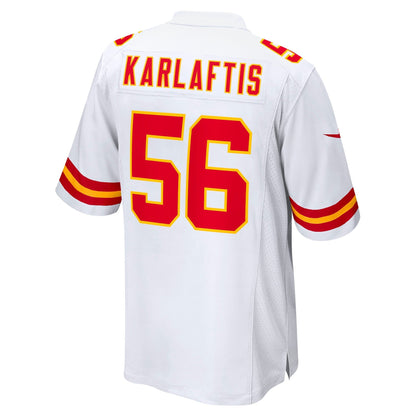 George Karlaftis Kansas City Chiefs Nike Away Game   Jersey - White