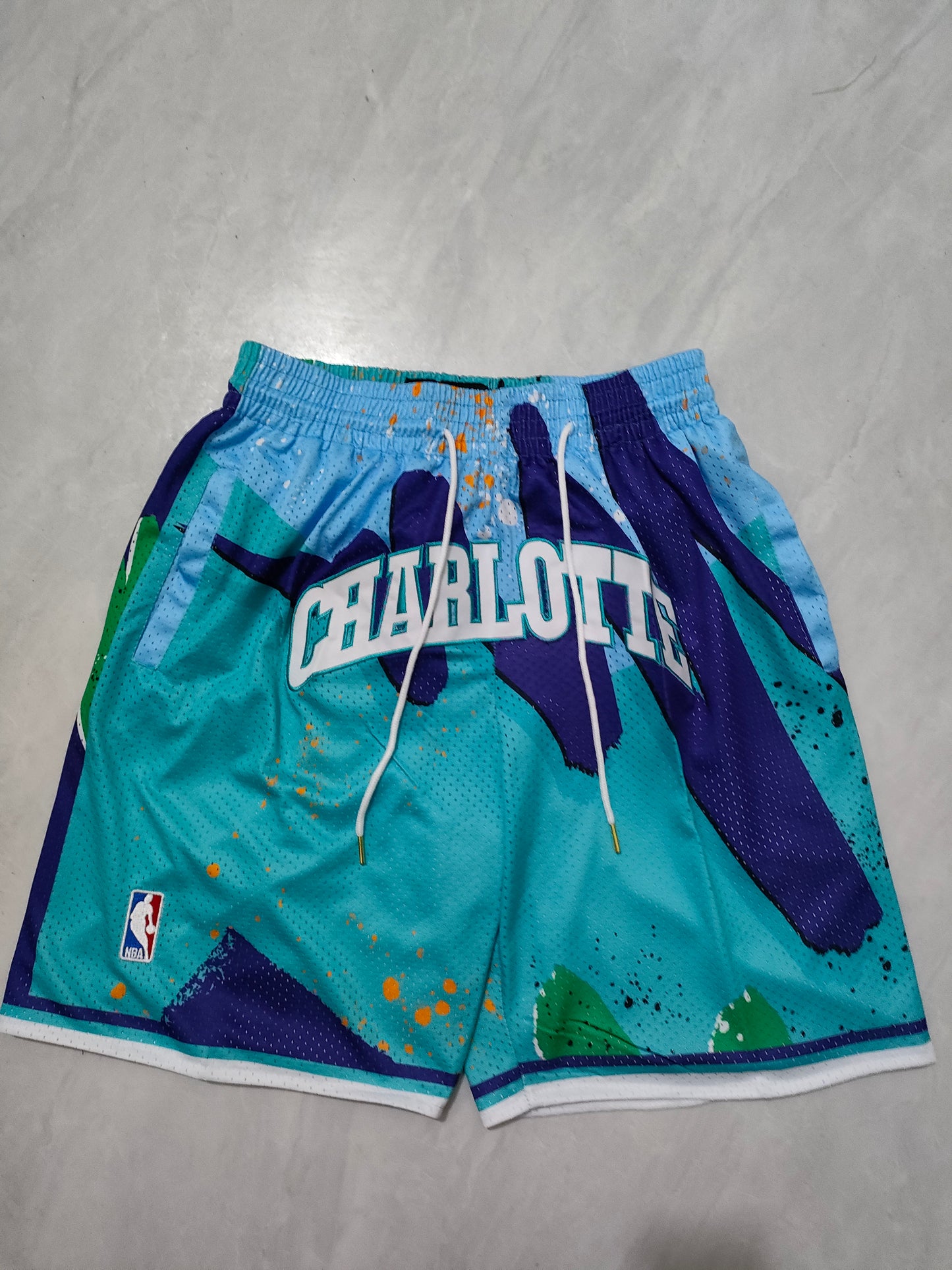 Charlotte Hornets Blue Swingman Pocket Shorts