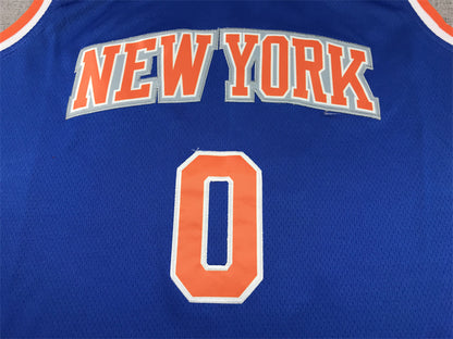 Knicks #0 blue jersey