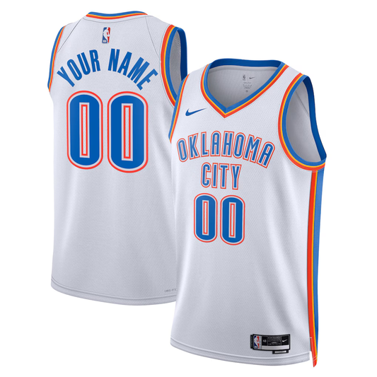Custom Oklahoma City Thunder Jersey