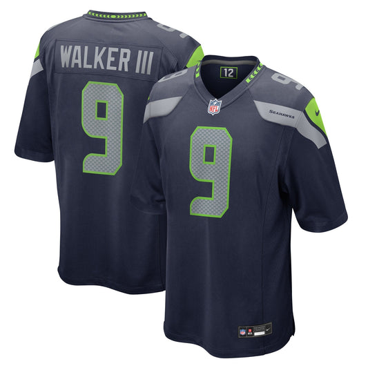 Kenneth Walker III Seattle Seahawks Nike Team Game Jersey -  College Navy