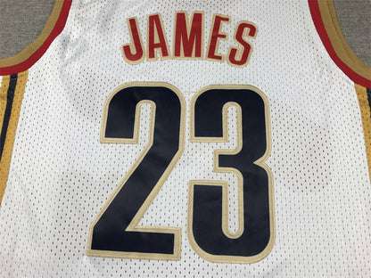 Cleveland Cavaliers LeBron James #23 Throwback - Embroidered Jersey