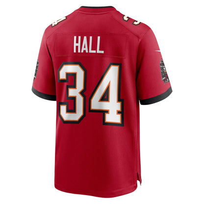 Bryce Hall Tampa Bay Buccaneers Nike Team Game Jersey -  Red