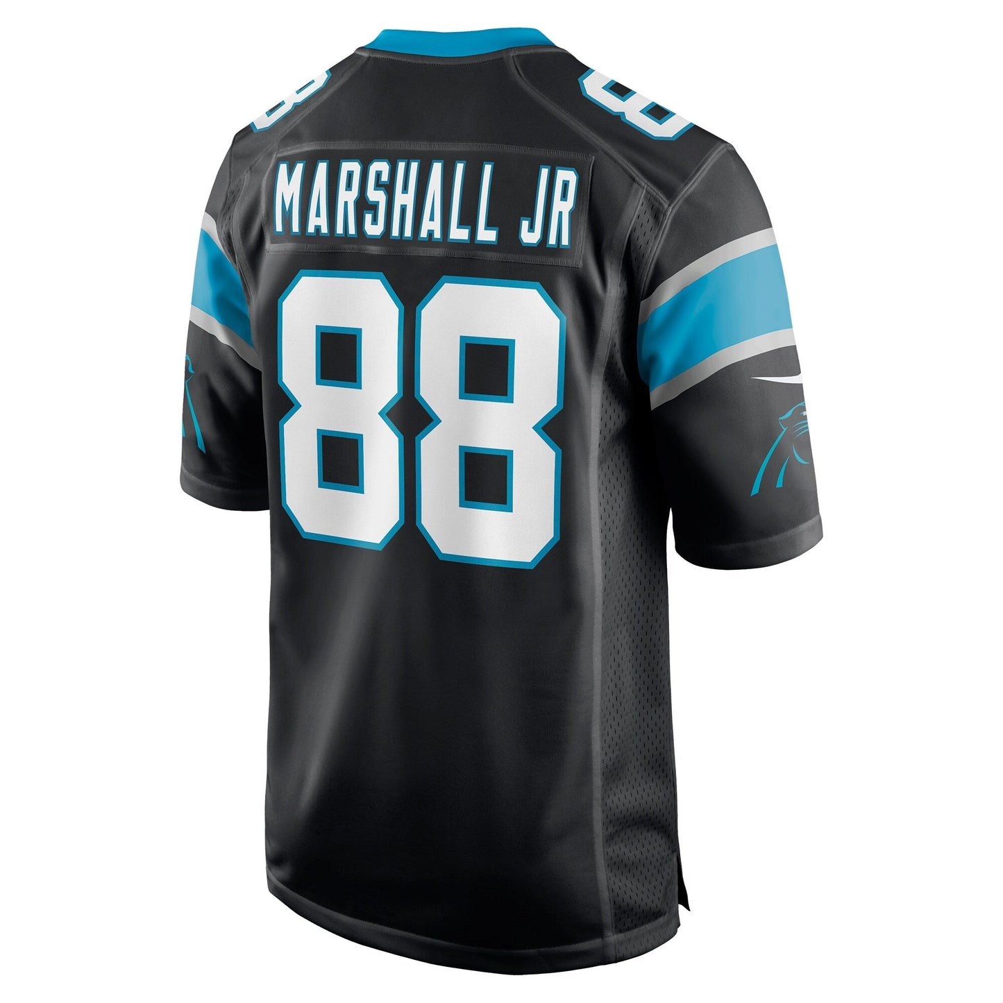 Terrace Marshall Jr. Carolina Panthers Nike 2021 NFL Draft Pick   Game Jersey - Black