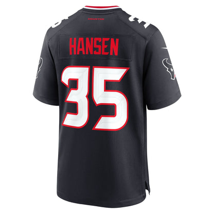 Jake Hansen Houston Texans Nike Team Game Jersey -  Navy