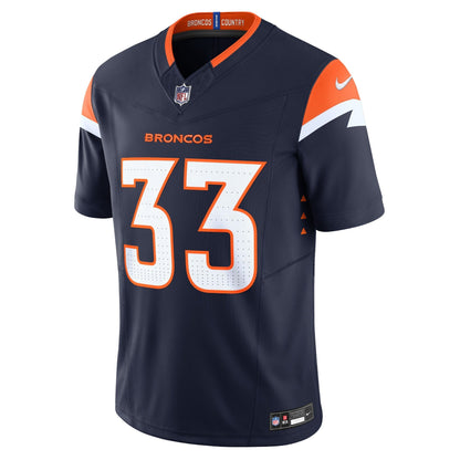 Javonte Williams Denver Broncos Nike Mile High Collection Vapor F.U.S.E. Limited Jersey - Navy