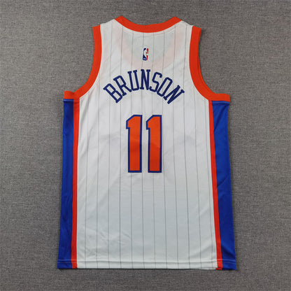 Youth Jalen Brunson New York Knicks #11 City Edition Embroidered Jersey