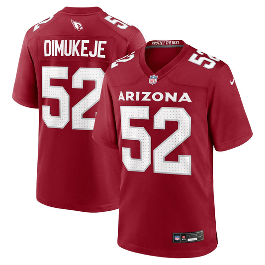 Victor Dimukeje Arizona Cardinals Nike Team Game Jersey -  Cardinal
