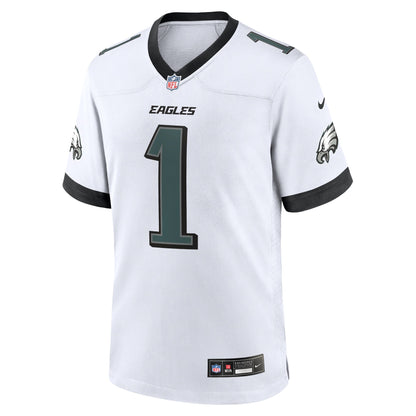 Jalen Hurts Philadelphia Eagles Nike White Game Jersey - White