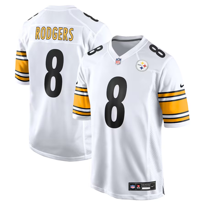 Men's Pittsburgh Steelers Aaron Rodgers Nike White Game Jersey
