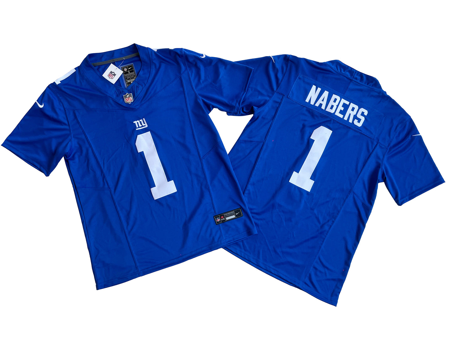Malik Nabers #1 New York Giants Jersey