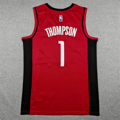 Houston Rockets Amen Thompson #1 City Edition Swingman Jersey - Embroidered