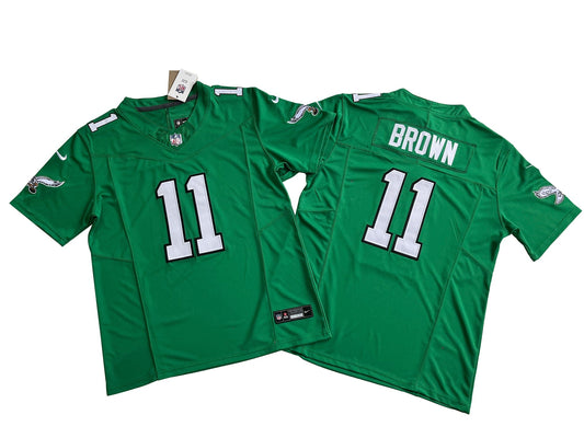 Philadelphia Eagles 11# A.J. Brown  Vapor F.U.S.E. Limited Jersey