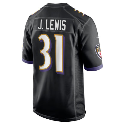 Jamal Lewis Baltimore Ravens Nike Retired   Jersey - Black