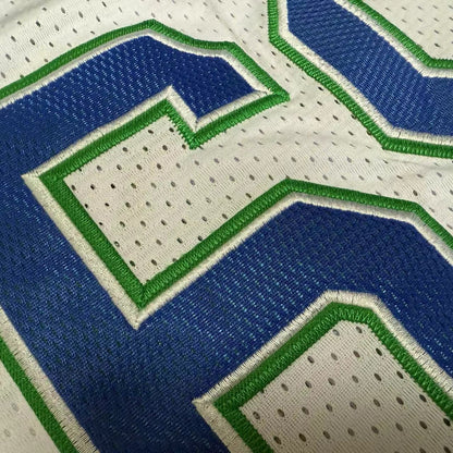 Rodman #69 Mitchell & Ness Mavericks 1999-00 Vintage White Densely Stitched Jersey