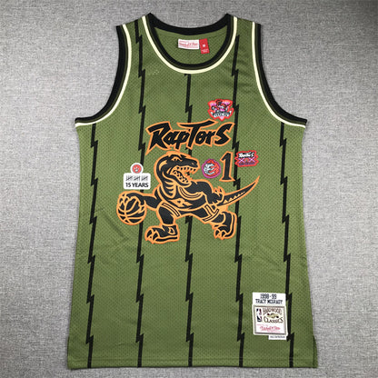 Toronto Raptors #1 MCGRADY Green Jersey MN