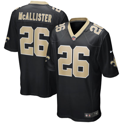 Deuce McAllister New Orleans Saints Nike Game Retired   Jersey - Black