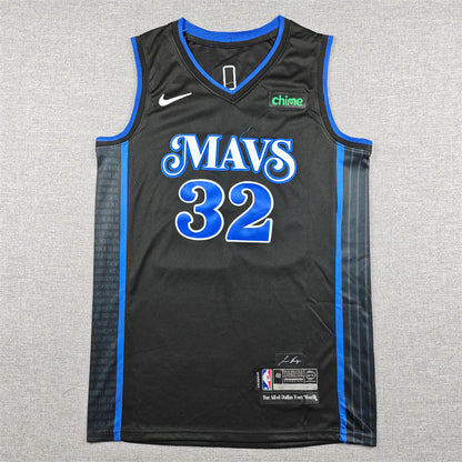 Dallas Mavericks Cooper Flagg #32 2024 City Edition Swingman Jersey — Embroidered