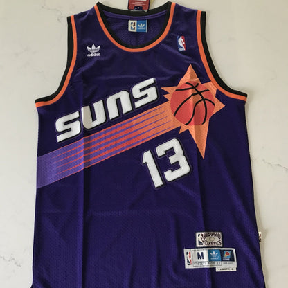 Steve Nash Phoenix Suns Purple Throwback Jersey