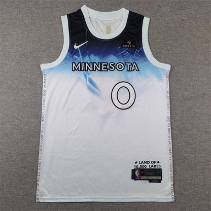 Unisex Minnesota Timberwolves 2024/25 Embroidered Swingman Jersey City Edition