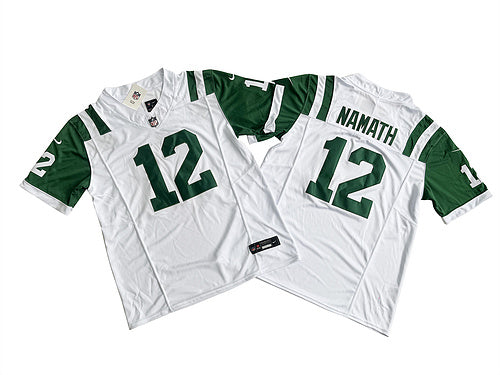 NAMATH #12 New York Jets Nike  Game Jersey - Gotham Green